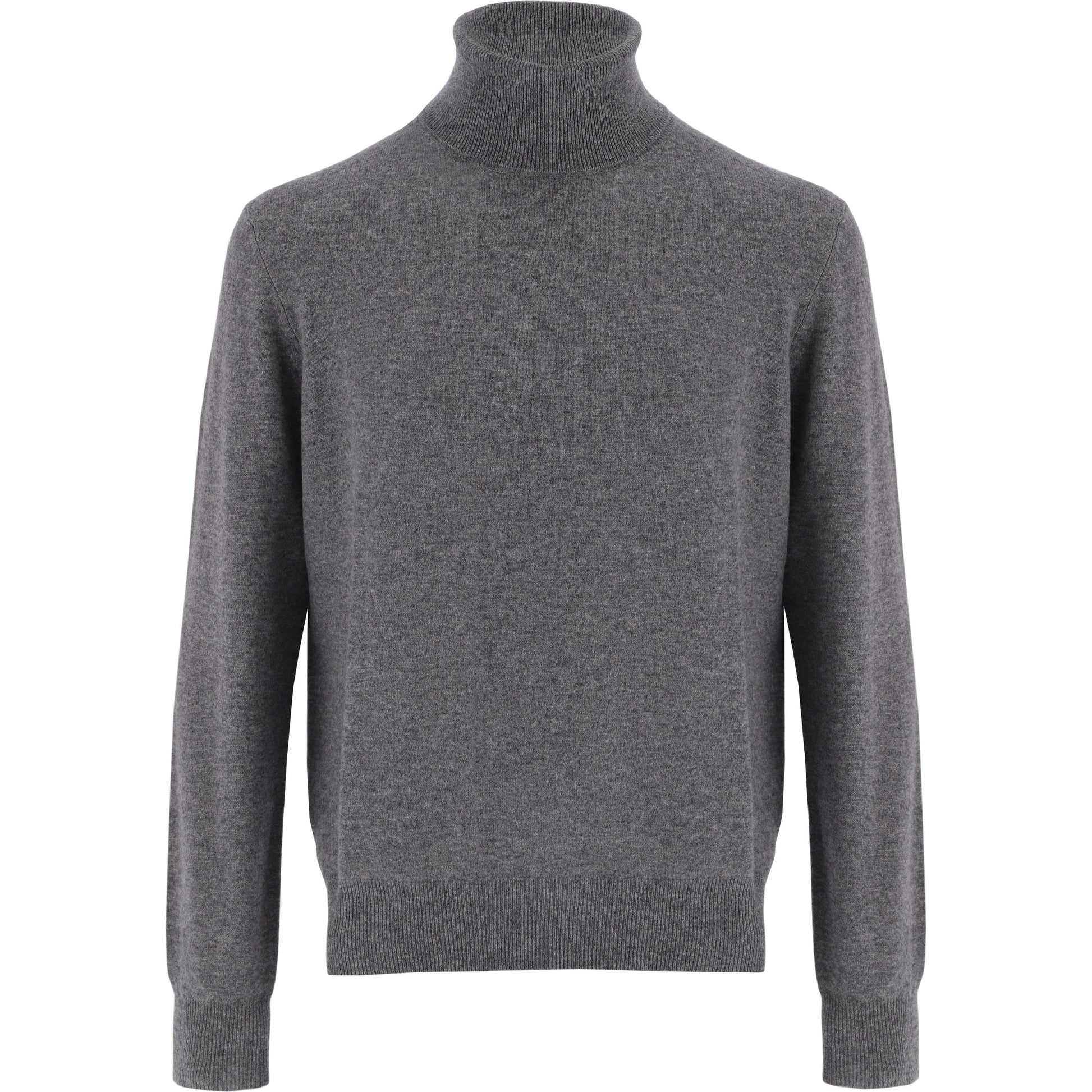 Cashmere High Neck-Grey