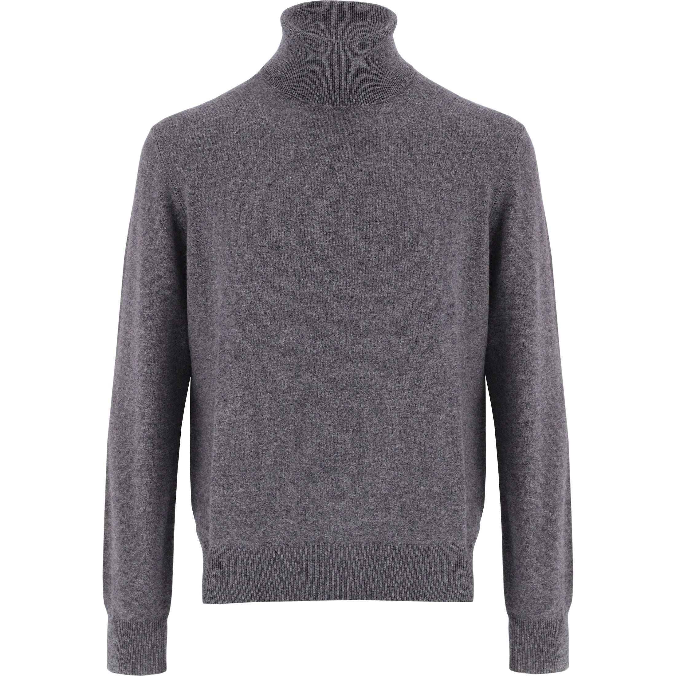 Cashmere High Neck-Grey