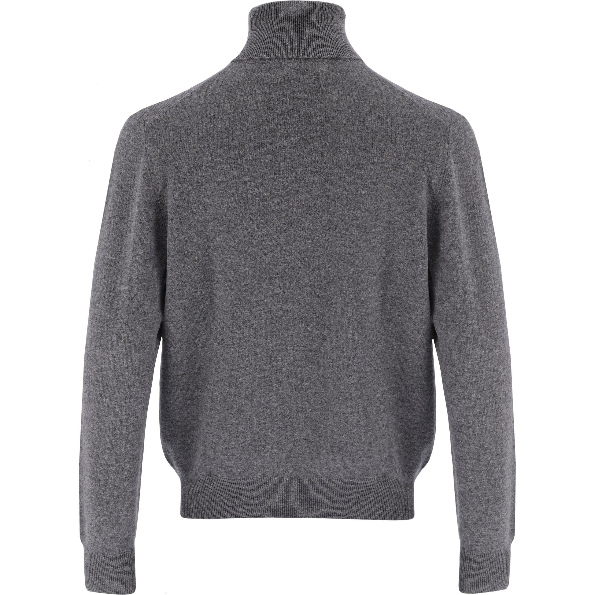 Cashmere High Neck-Grey