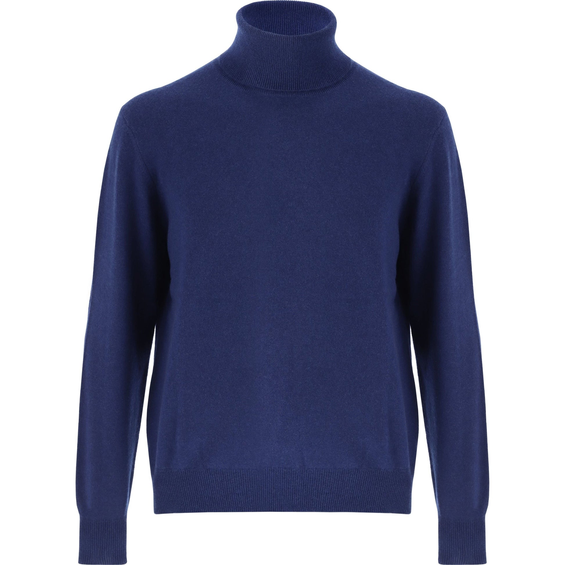 Cashmere High Neck-Navy