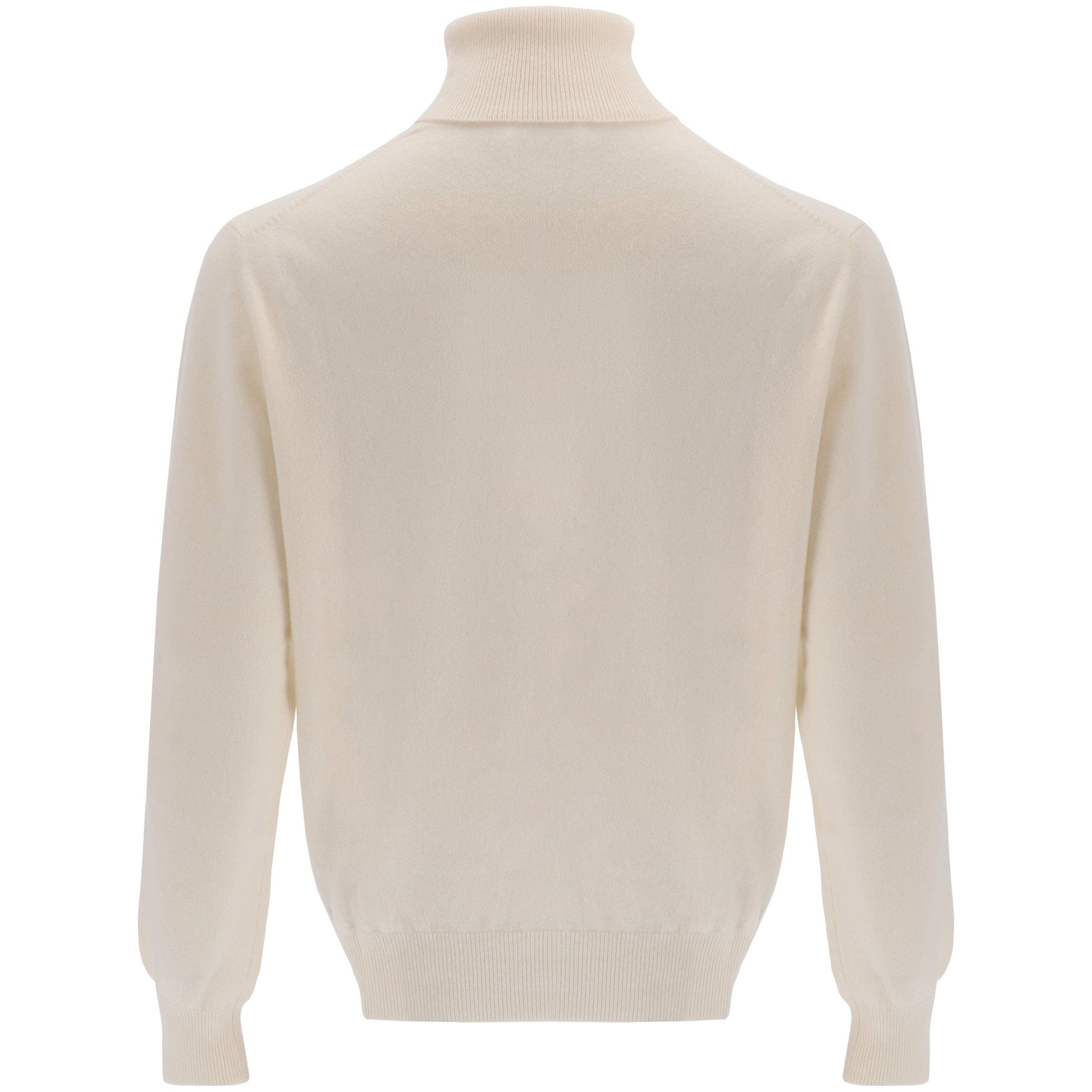 Cashmere High Neck-Ivory