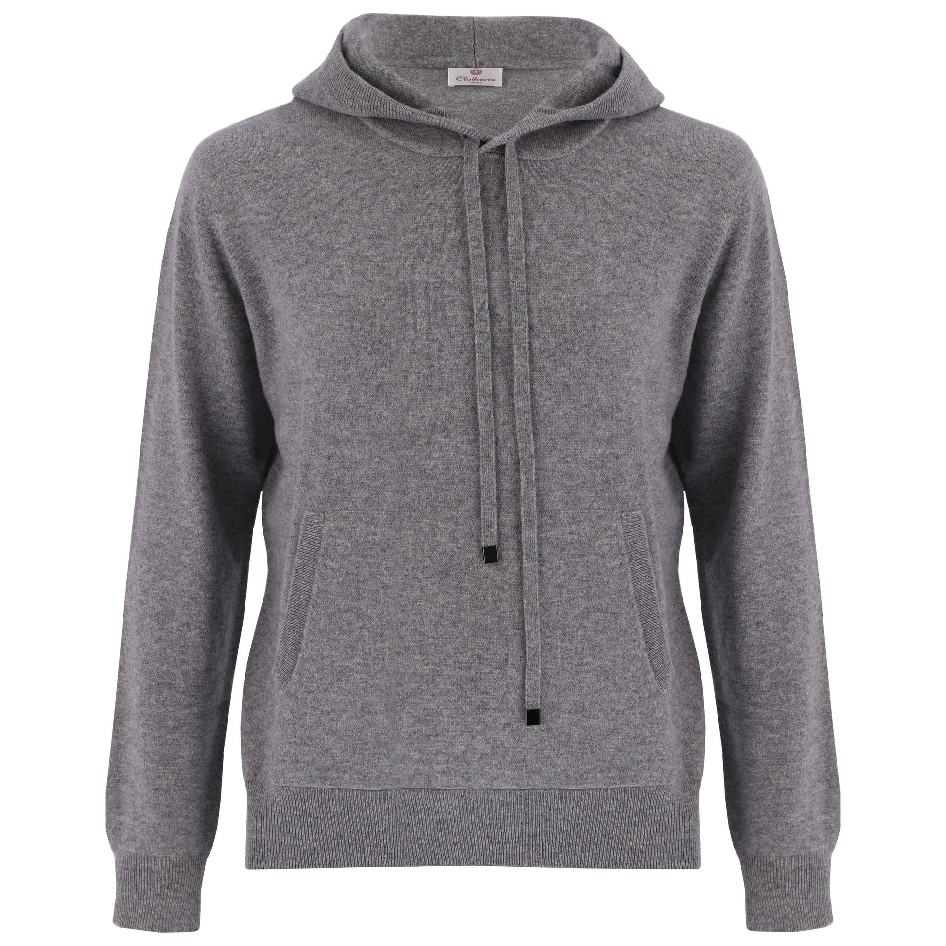 Cashmere Hoodie-Grey