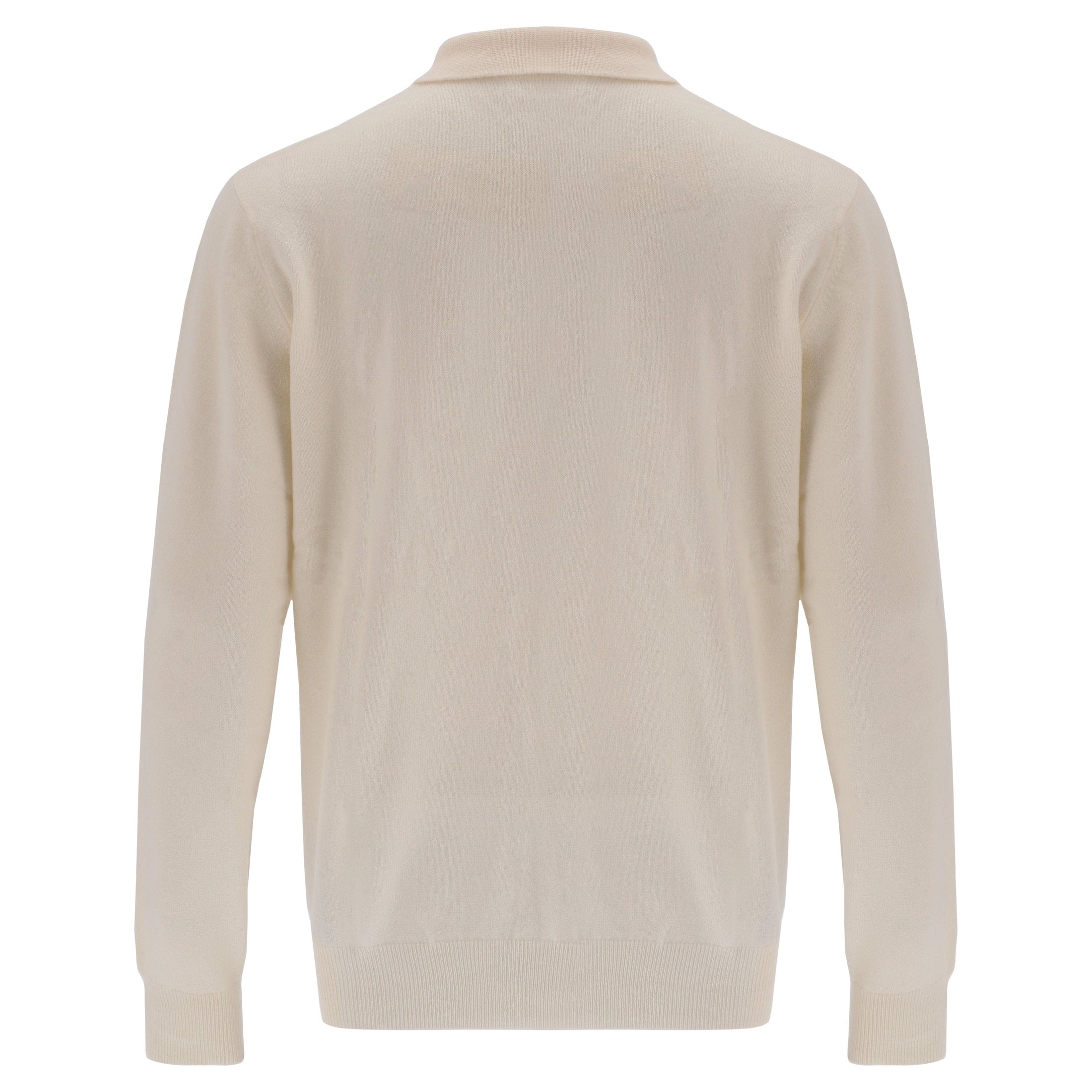 Cashmere Polo-Ivory