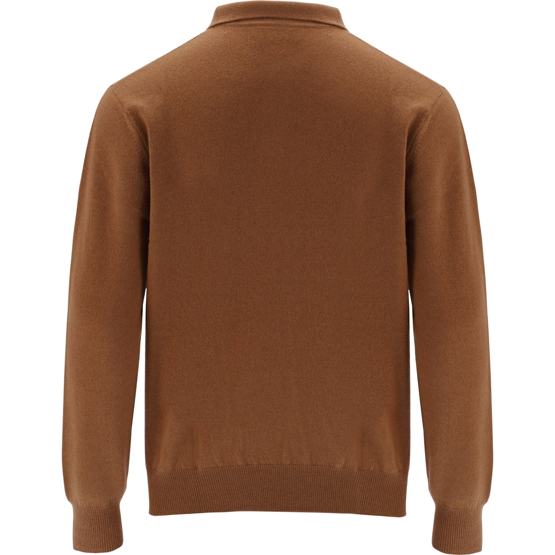 Cashmere Polo-Brown