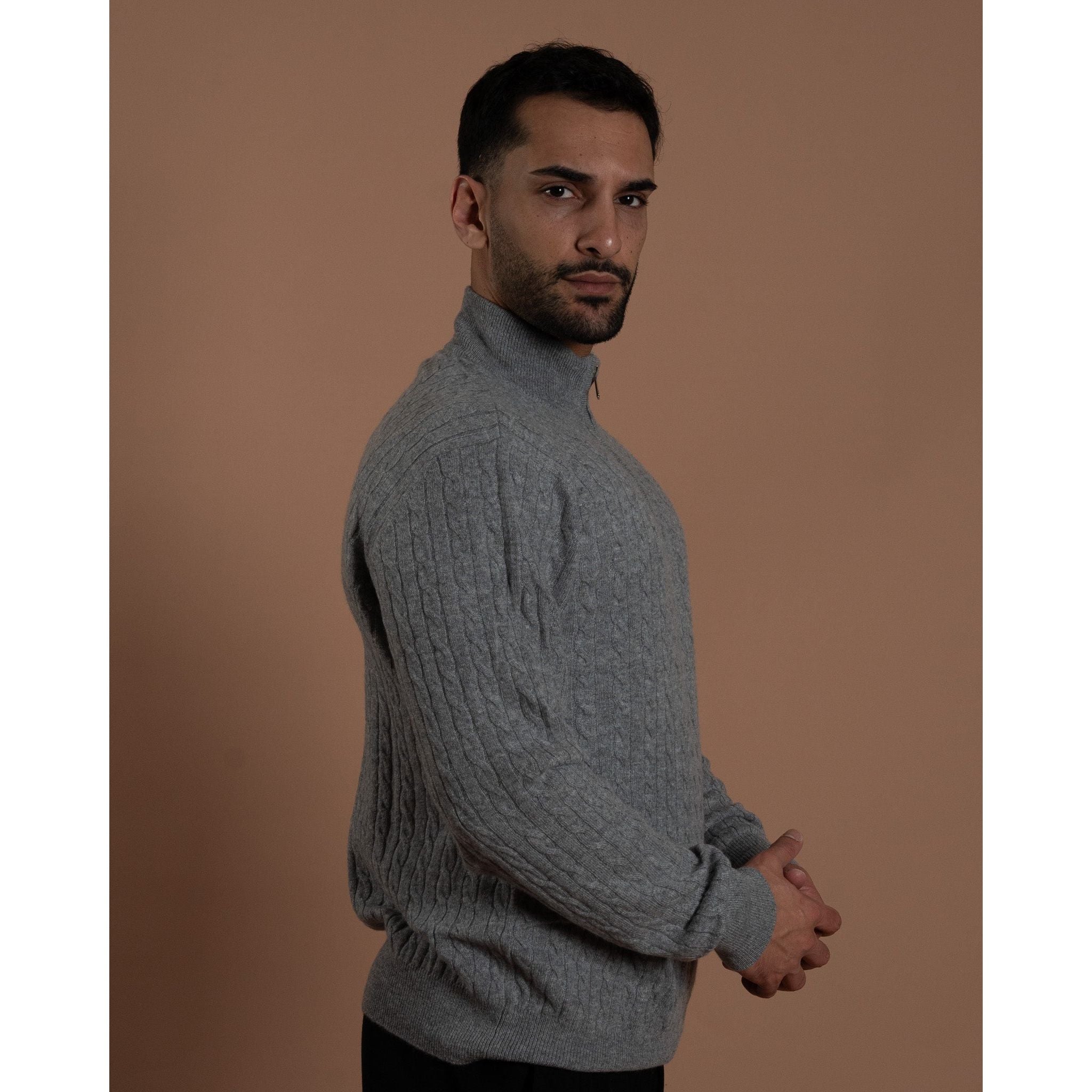 Cashmere Quarter Zip