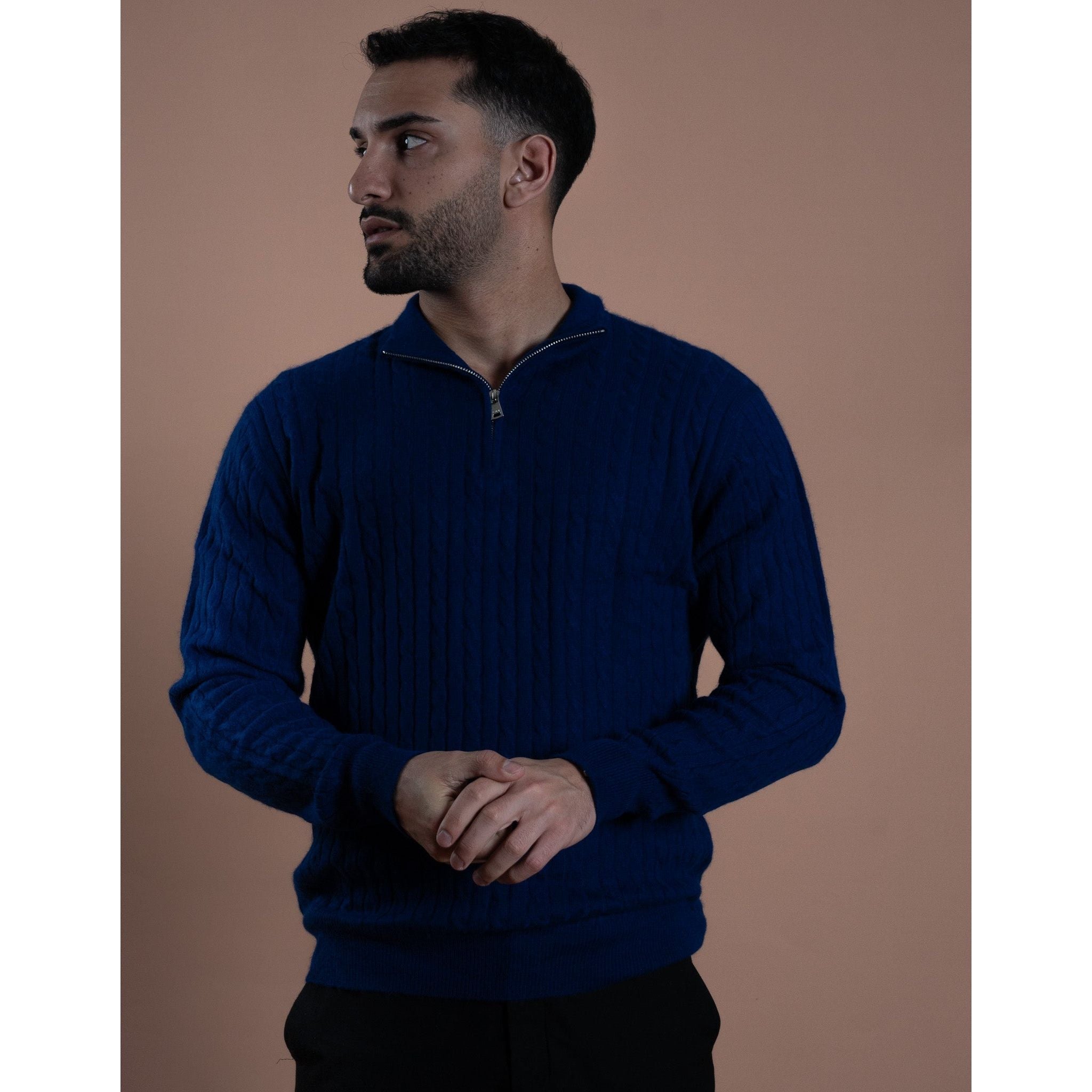 Cashmere Quarter Zip