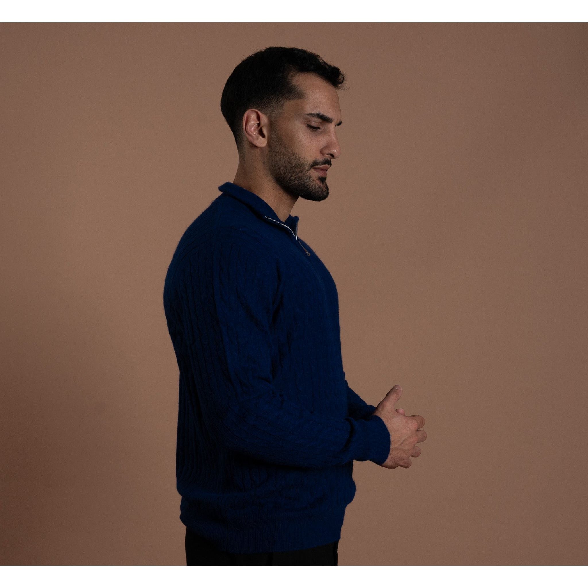Cashmere Quarter Zip