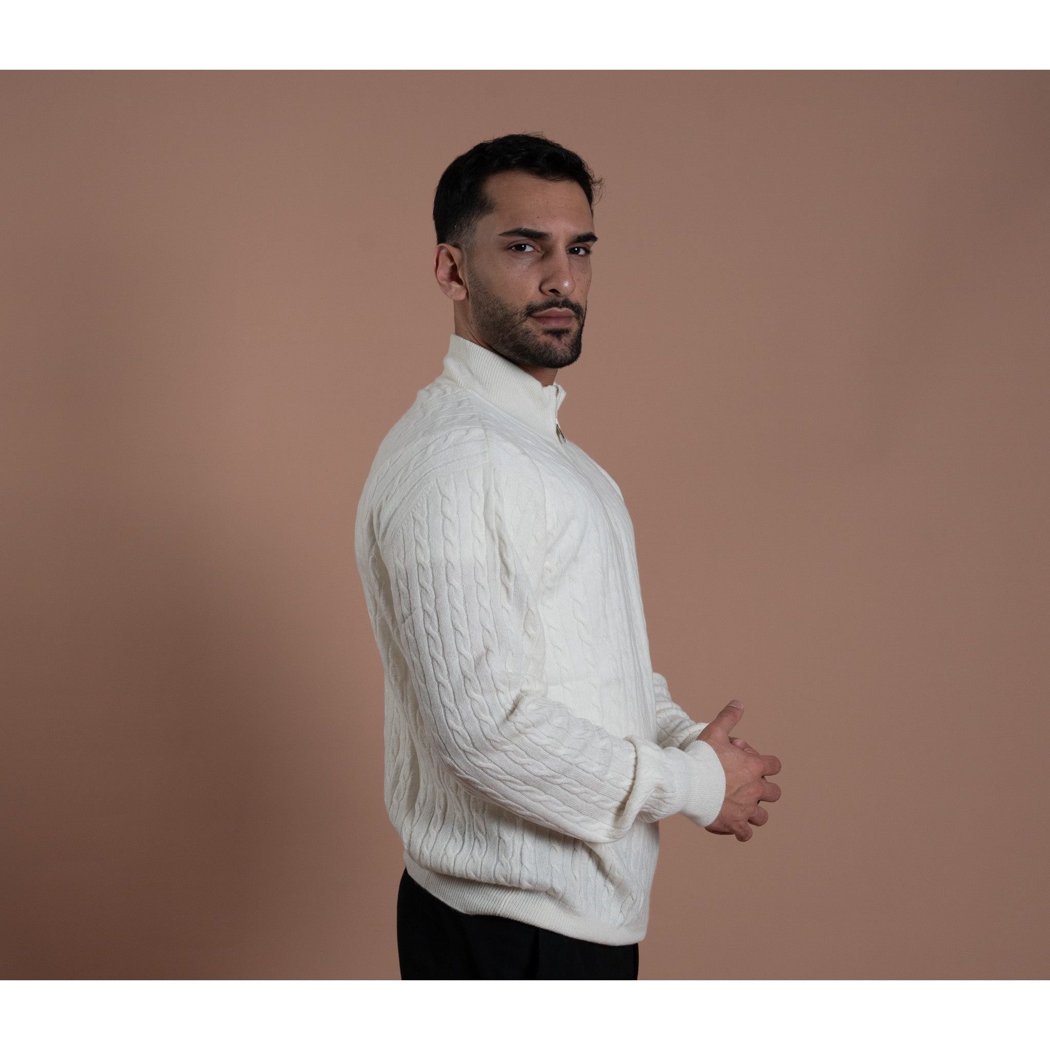 Cashmere Quarter Zip