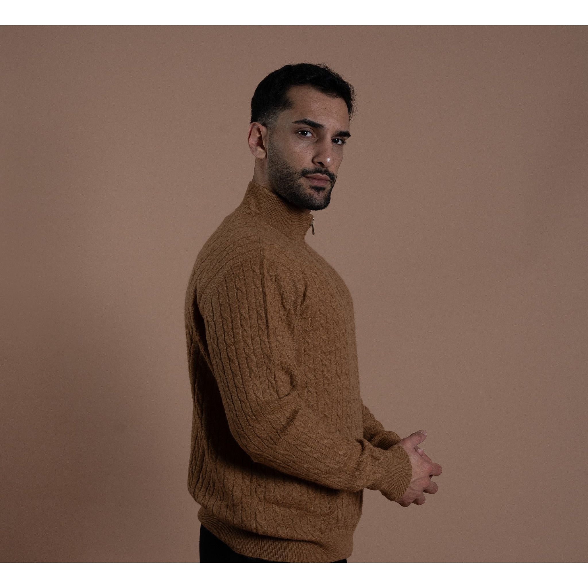 Cashmere Quarter Zip