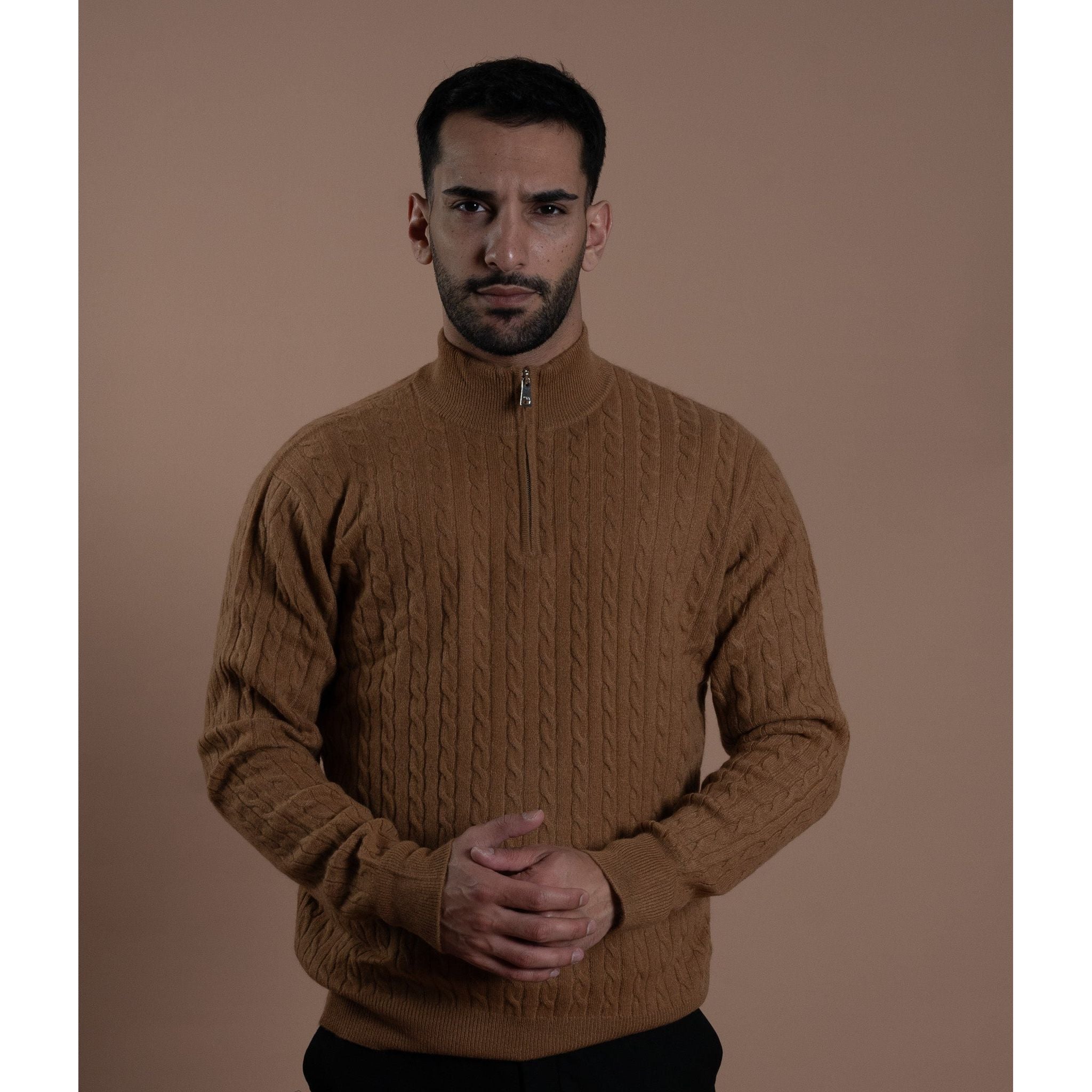 Cashmere Quarter Zip
