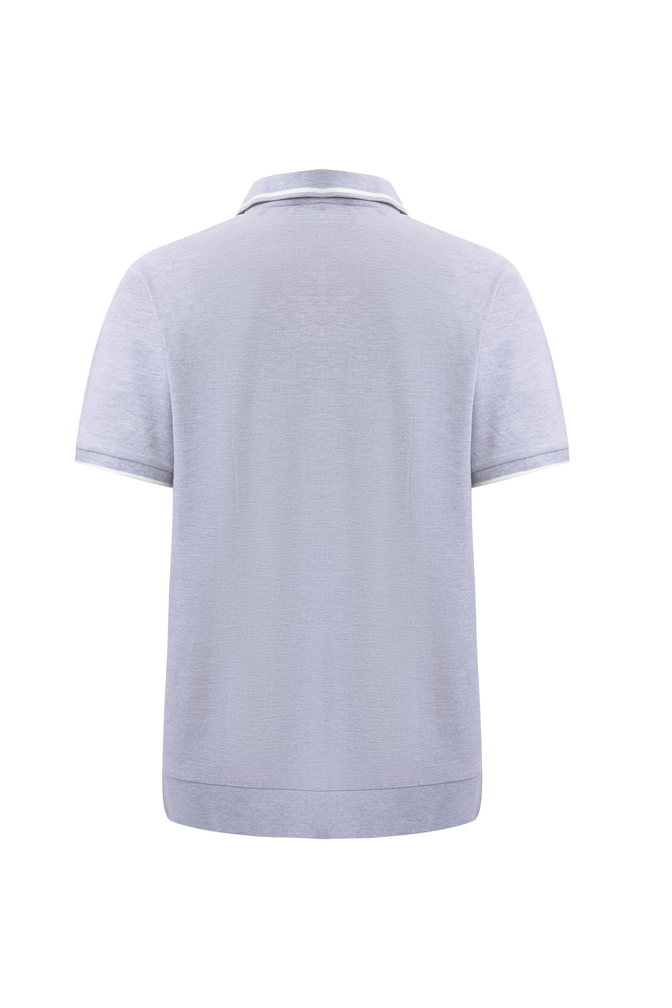 open collar -Light-Gray