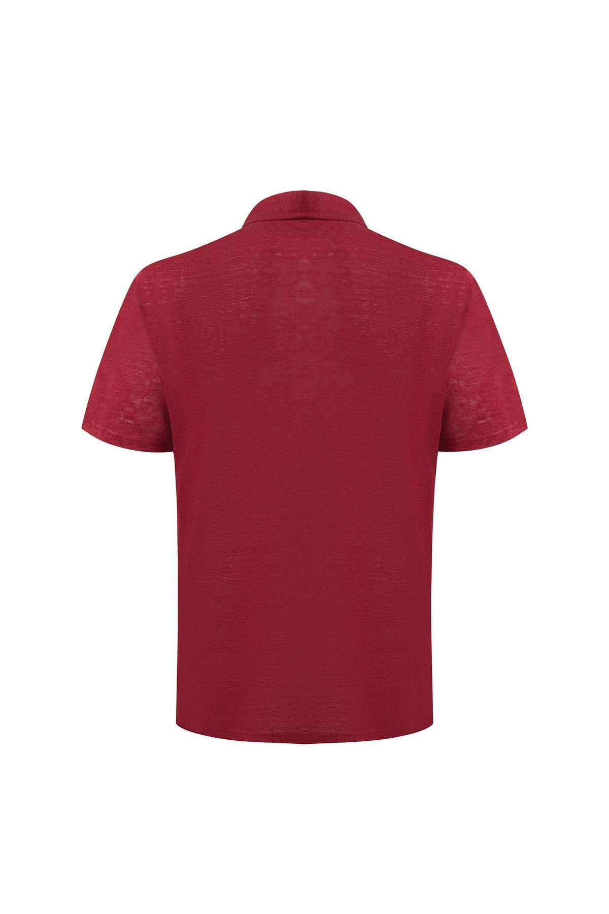 polo linen -Burgundy