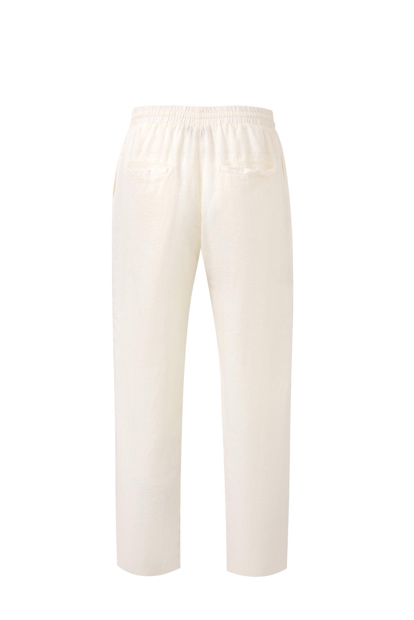 Linen Pants-Ivory