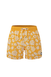 Sea Leaves Swim Short -Yellow