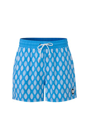 Azure Wave Swim Shorts -Skyblue