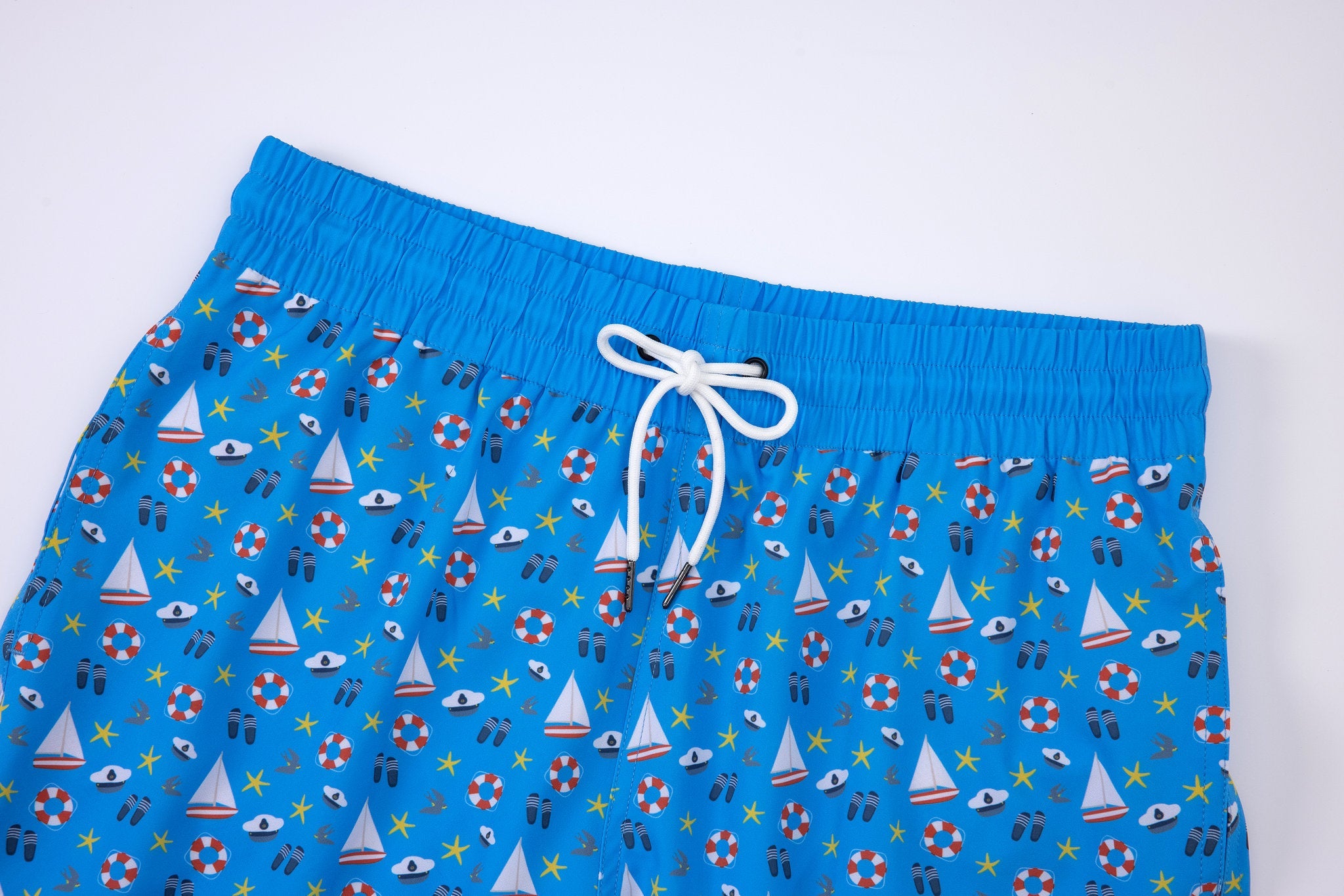 Nautical Swim Shorts -Blue