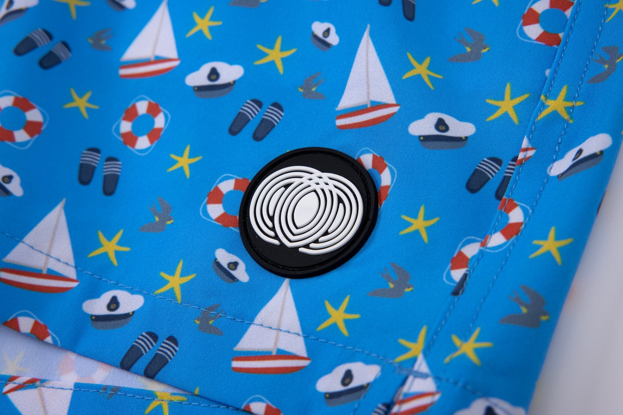 Nautical Swim Shorts -Blue