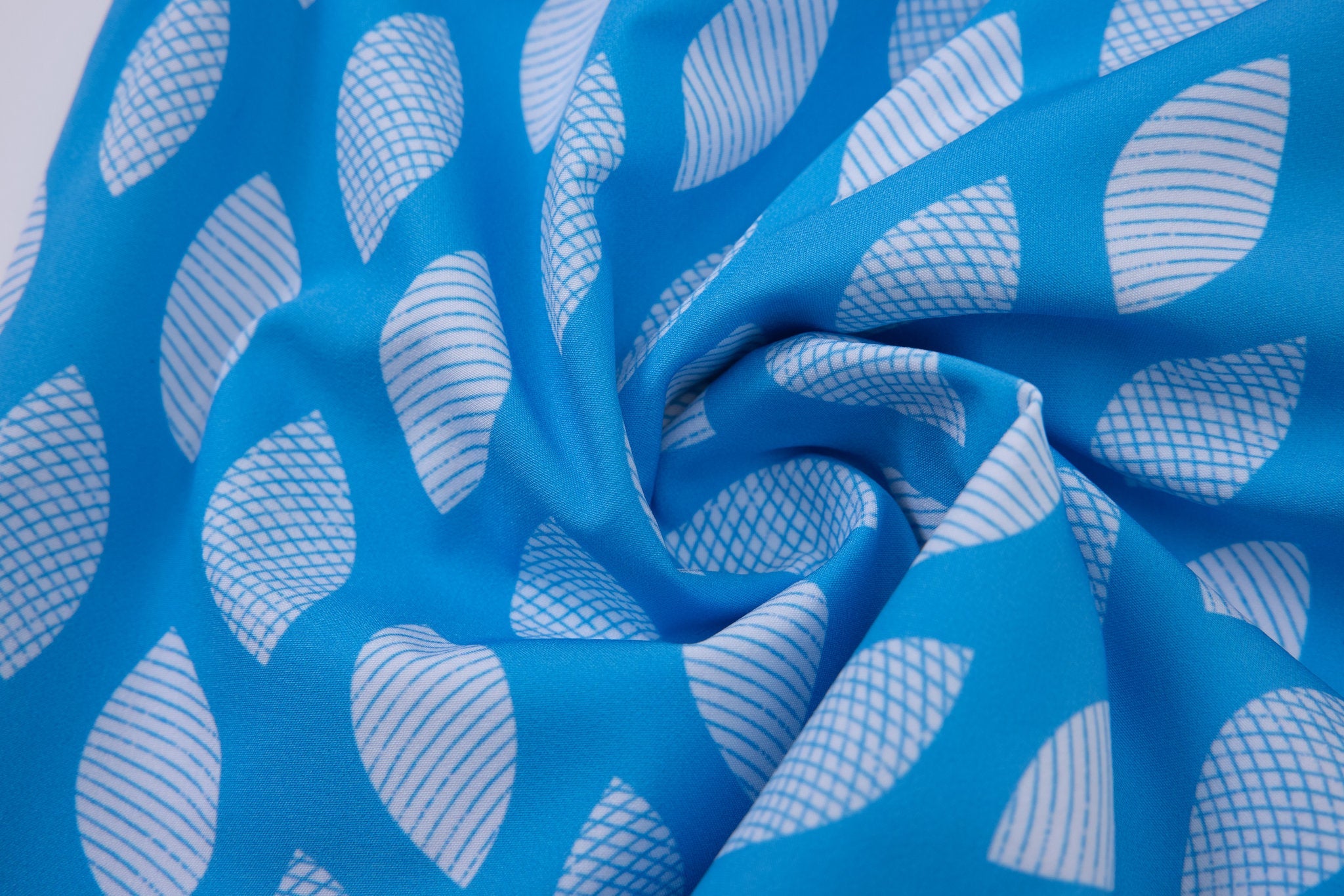Azure Wave Swim Shorts -Skyblue