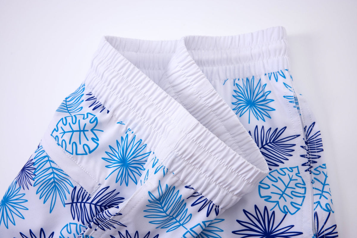 Tropical Swim Short - White