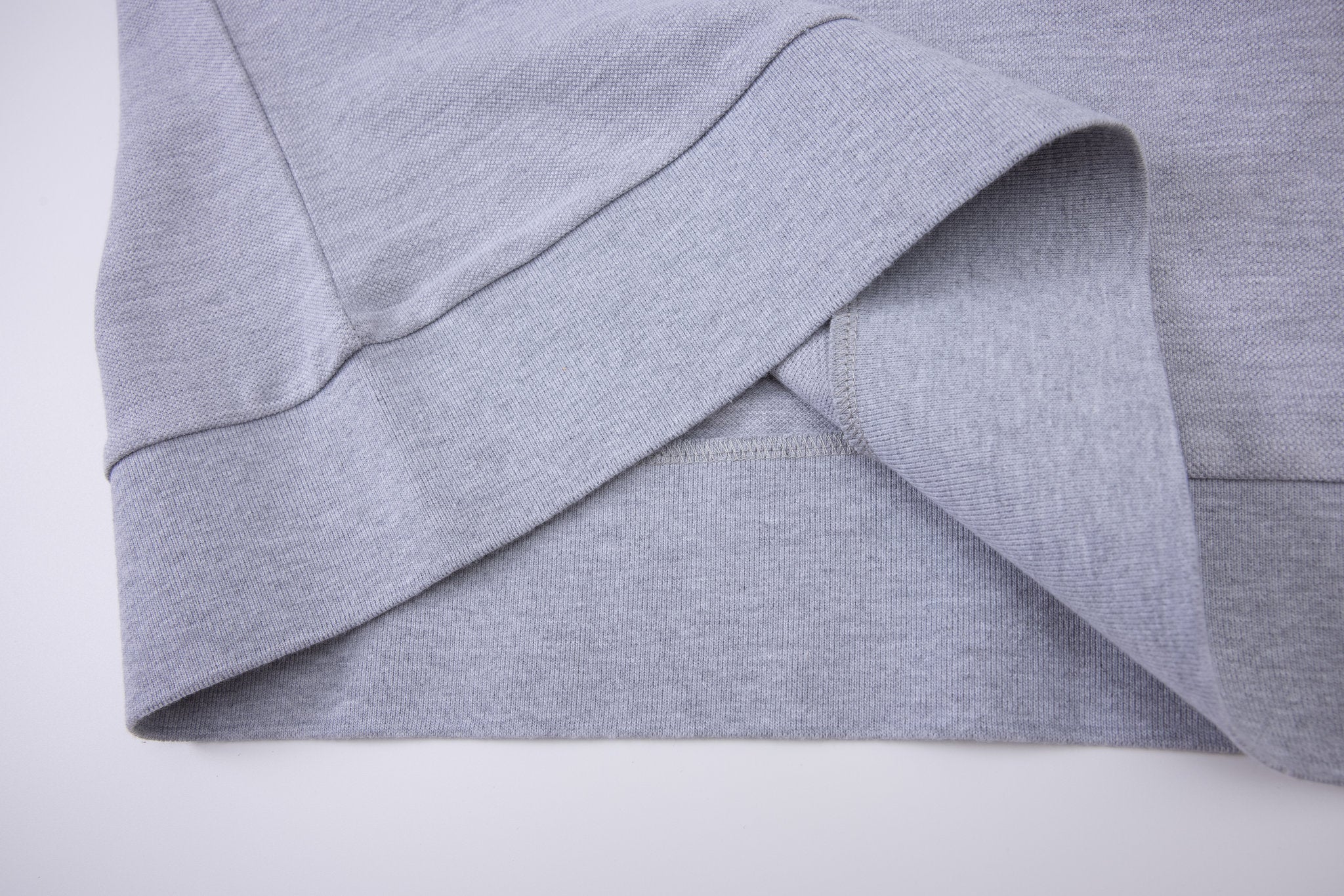 open collar -Light-Gray