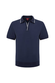 open collar -Navy