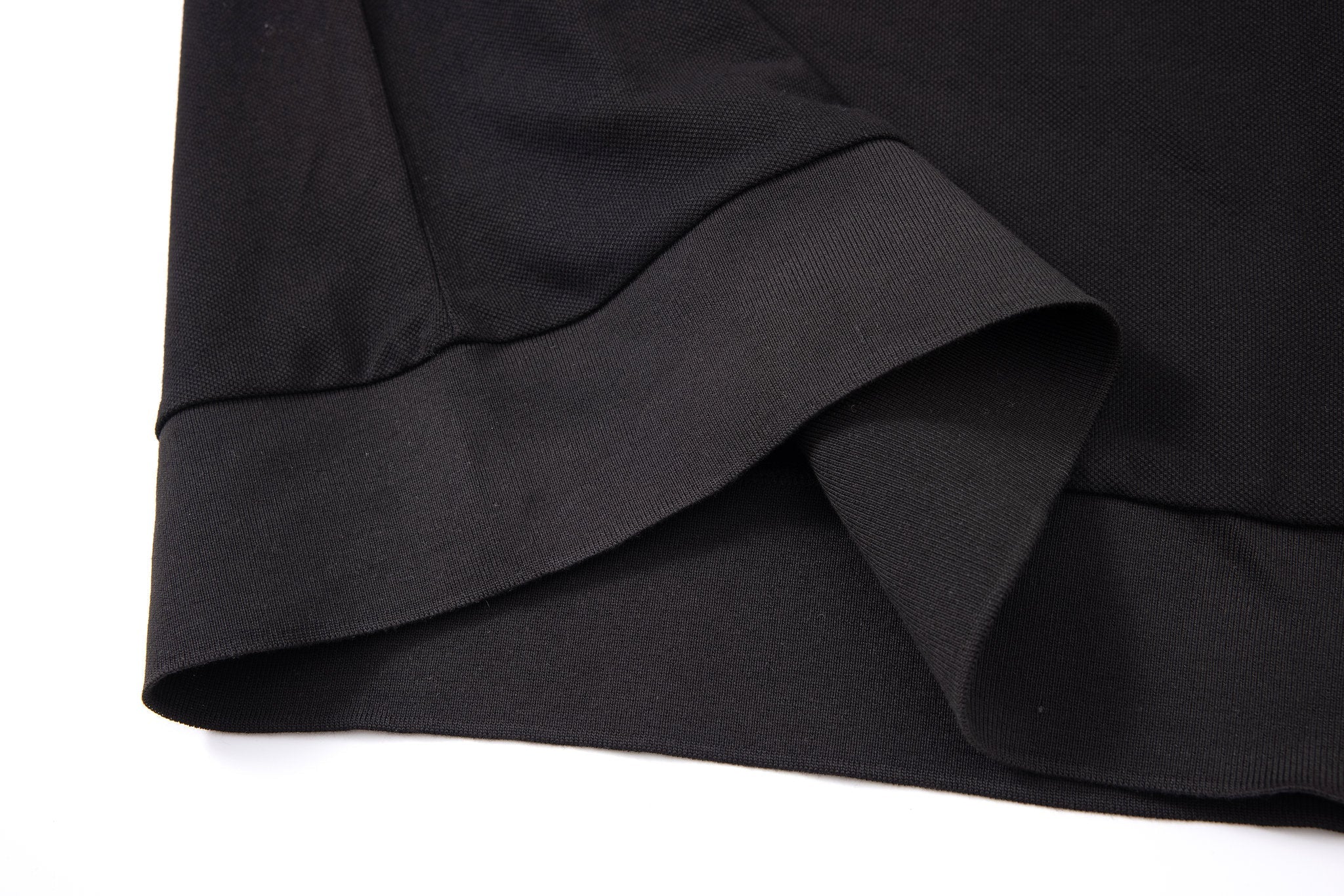 open collar -Black