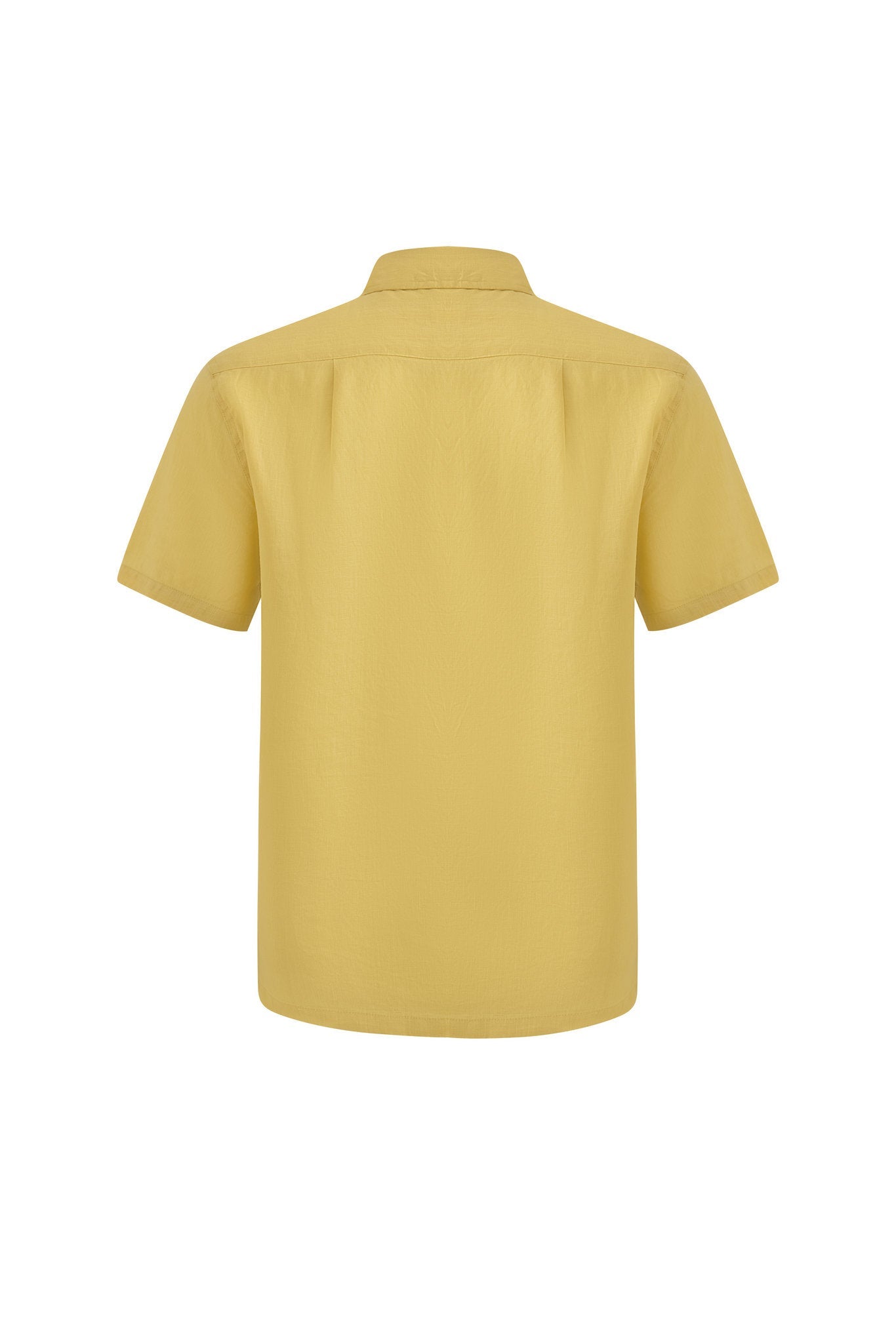 Linen Short Sleeves-Lemon-Yellow