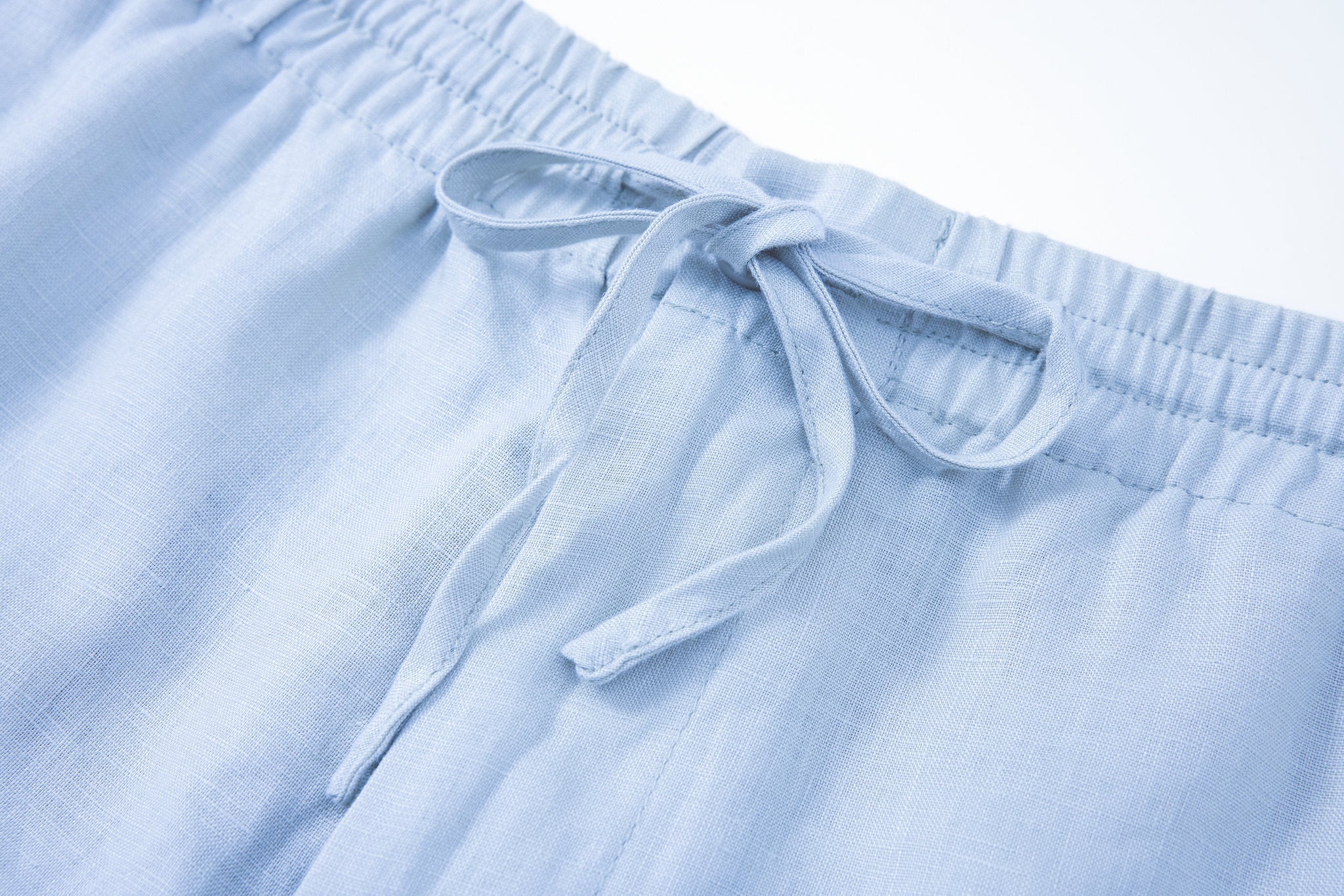 Linen Short-Ocean-Blue