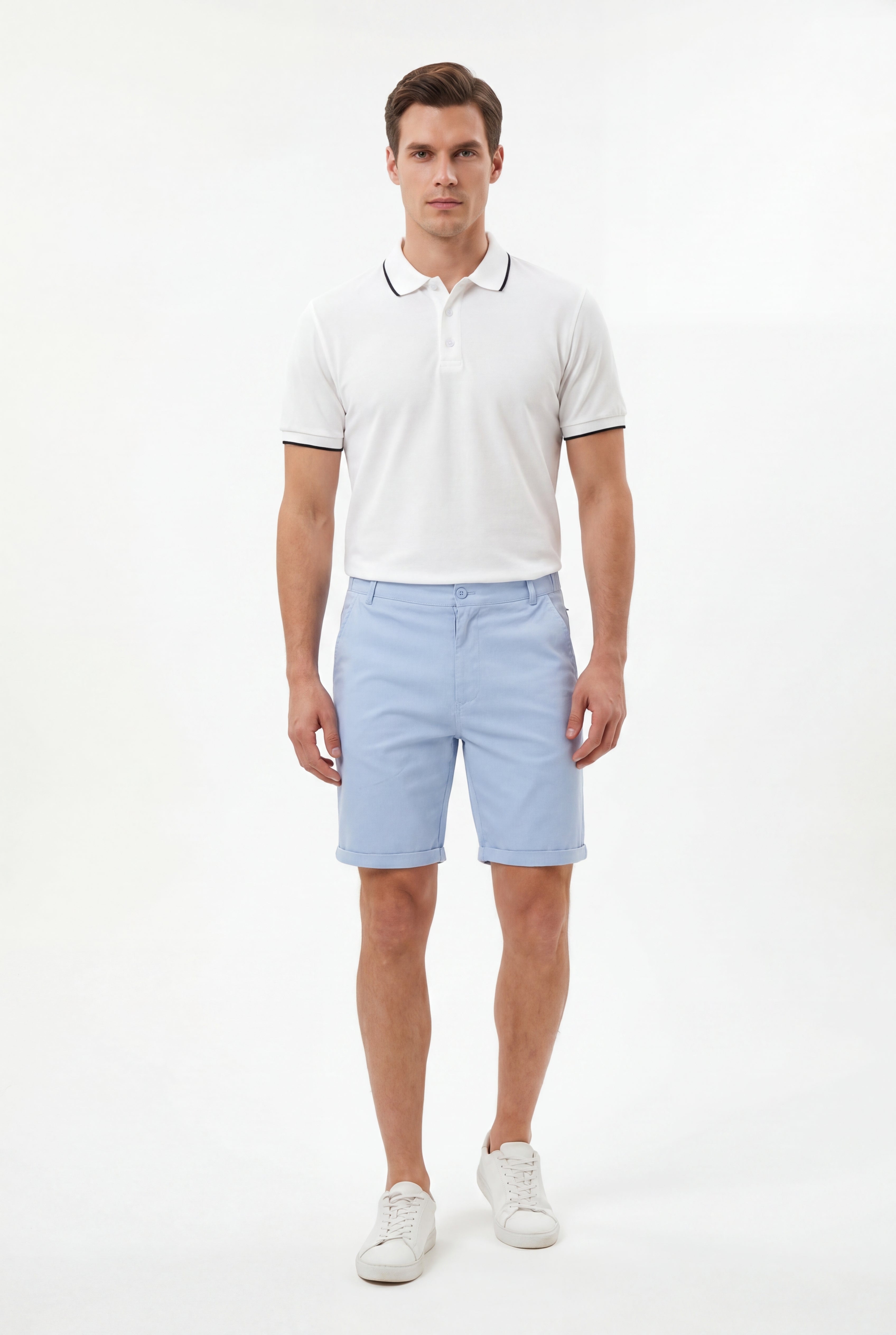 chino short -Baby-Blue