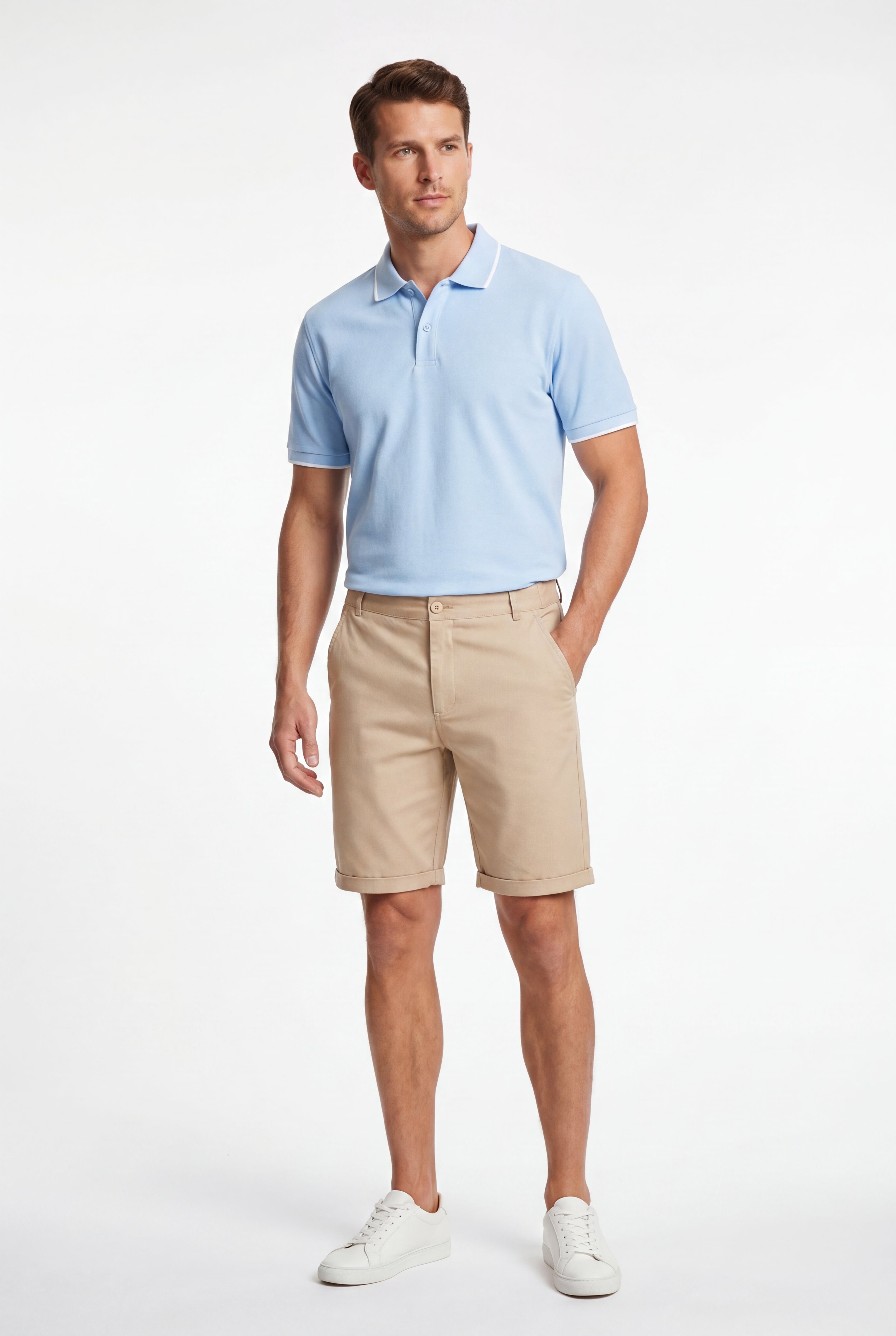 polo shirt -Baby-Blue