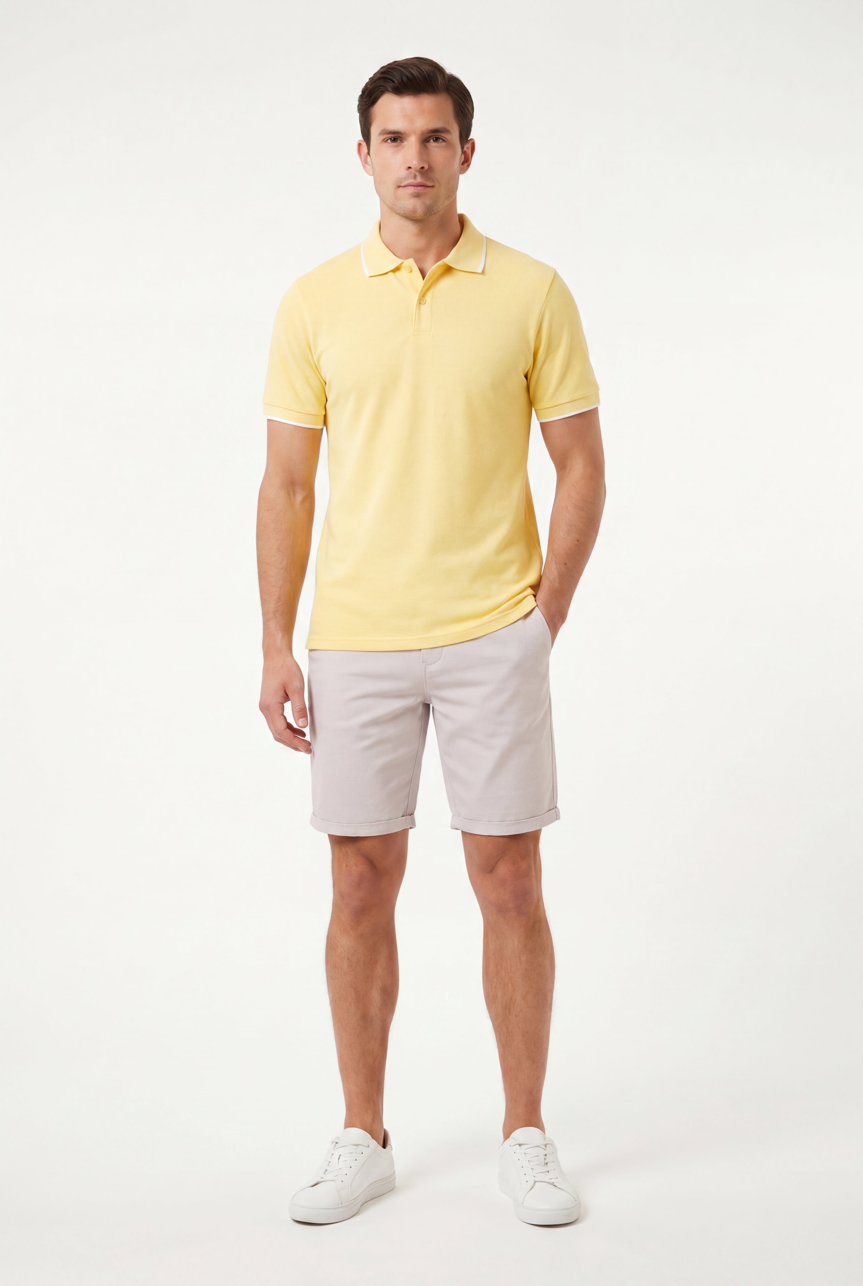polo shirt -Yellow