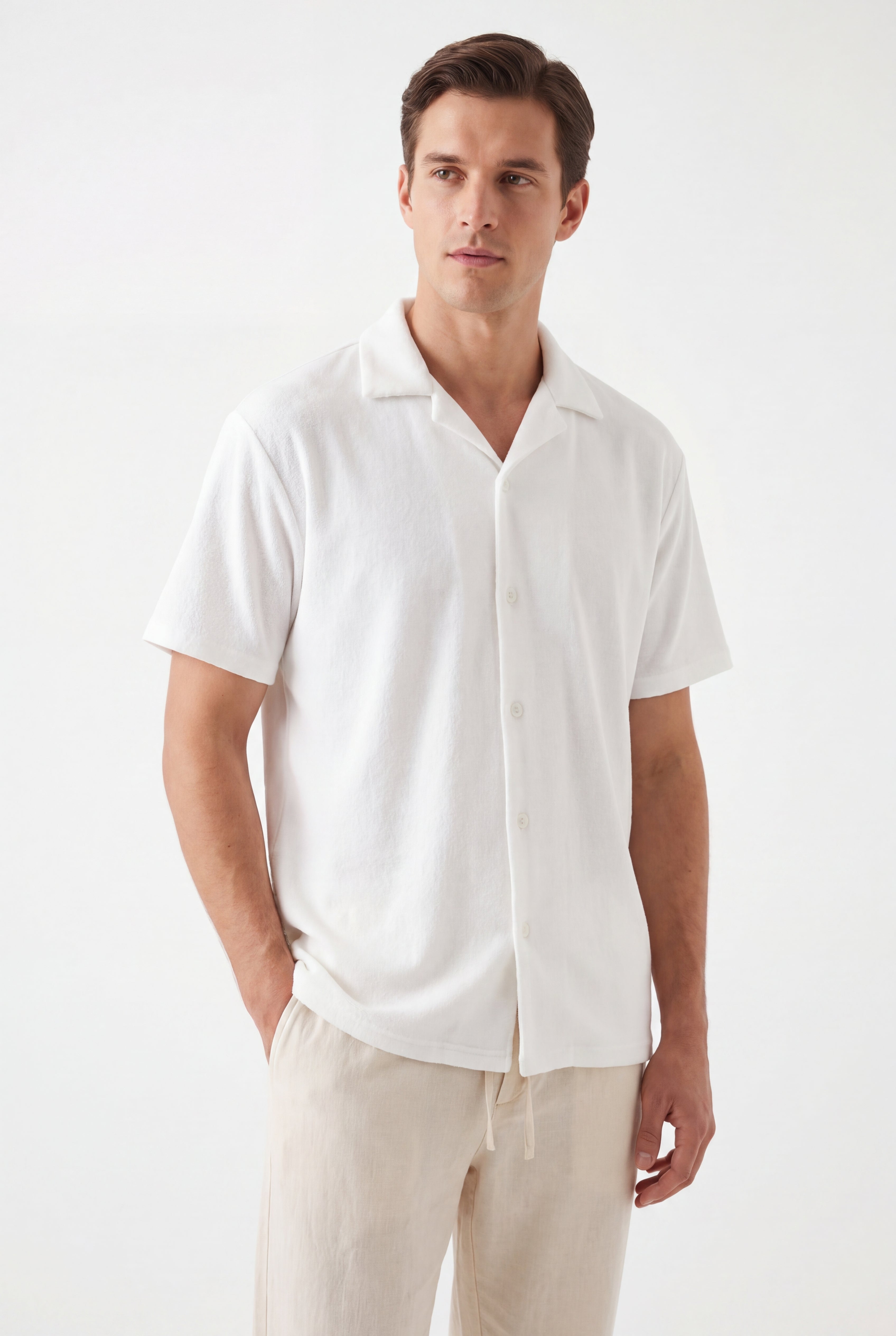 toweling howell -White