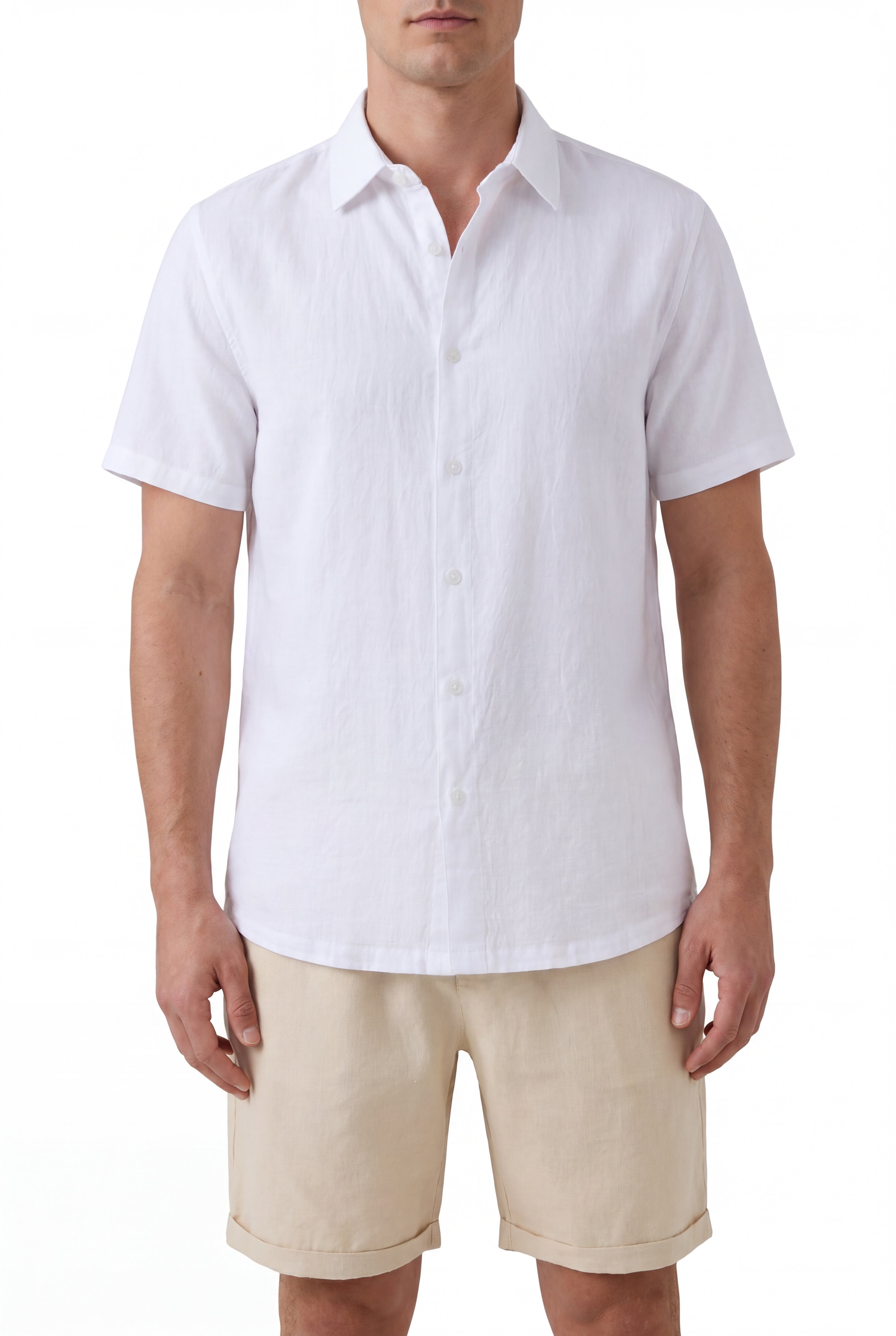 Linen Short-Beige