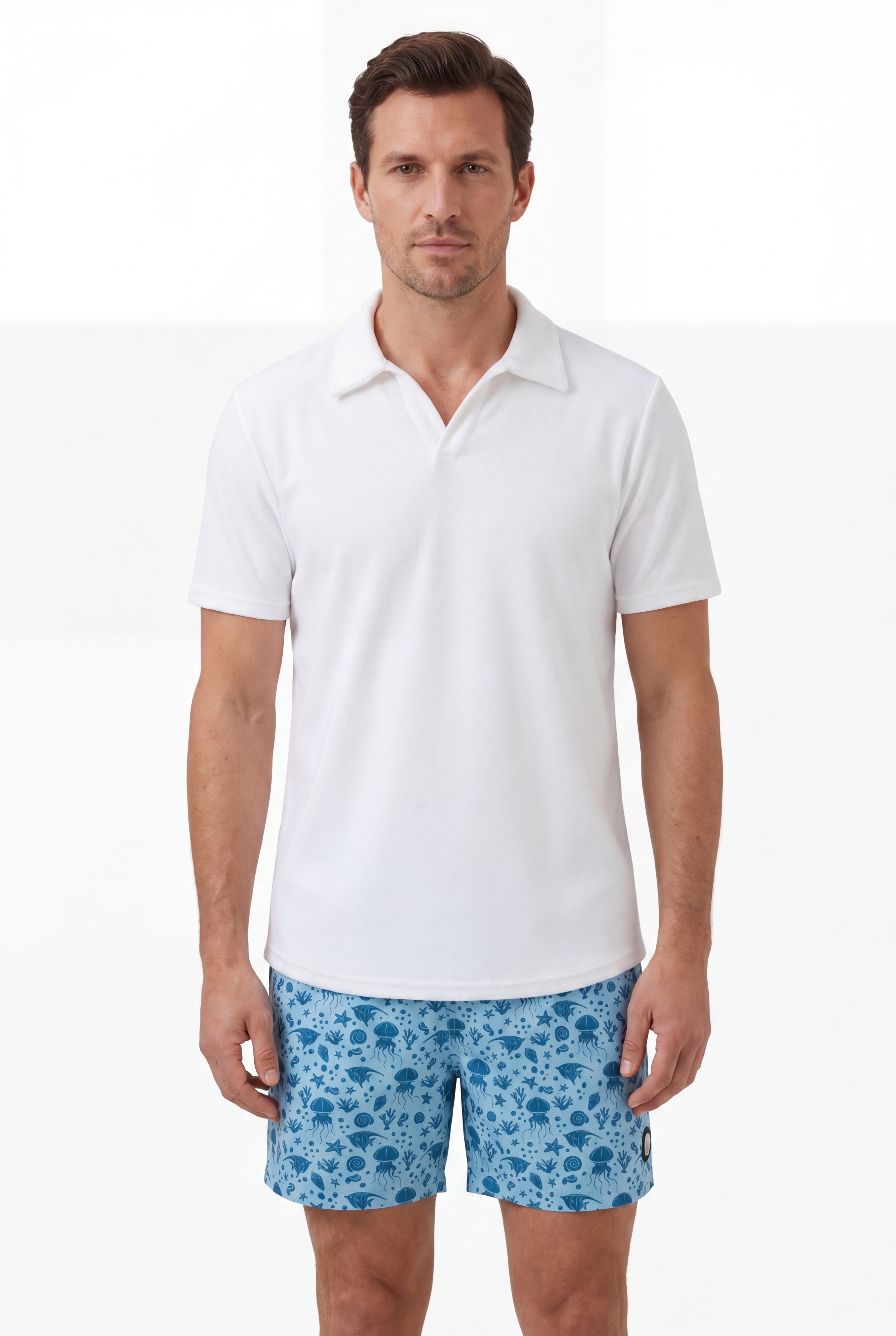 Creature Swim Shorts -Light-Blue